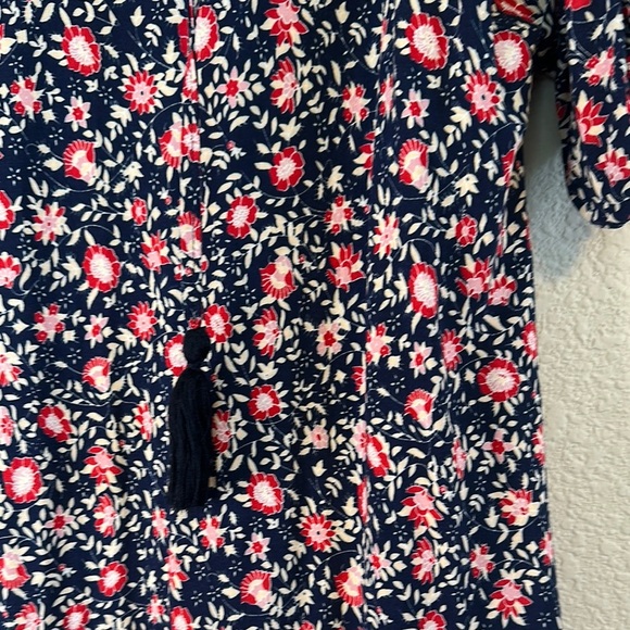 Pink and Red Boho Sundress with 3/4 Sleeves - Picture 3 of 6